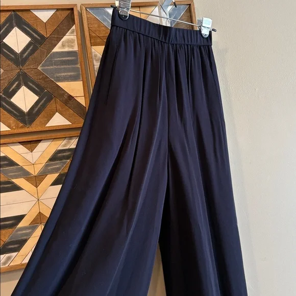 Vintage Donna Karan New York High-Waist Wide Leg Flowy Pants size 6 - Picture 3 of 14